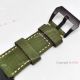 Copy Panerai PAM00535 Luminor GMT Watch Black Case Green Nylon Strap (5)_th.jpg